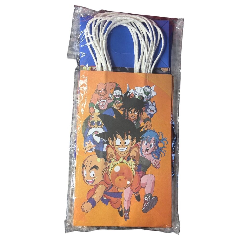 Dragon Ball Z 12 Pack Paper Party Birthday Goody Bags Decorations